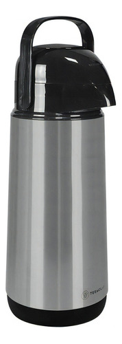 Garrafa Termica 100% Inox 1l Cor Prateado