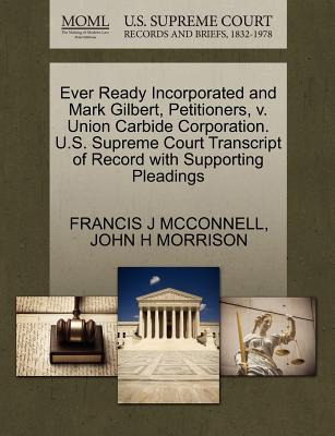 Libro Ever Ready Incorporated And Mark Gilbert, Petitione...