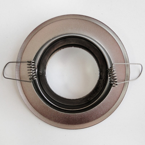 Imagen 5 de 10 de Spot Embutir Platil Circular Con Dicroica Led 7w Pack X10