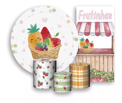 Kit digital fruit  Compre Produtos Personalizados no Elo7