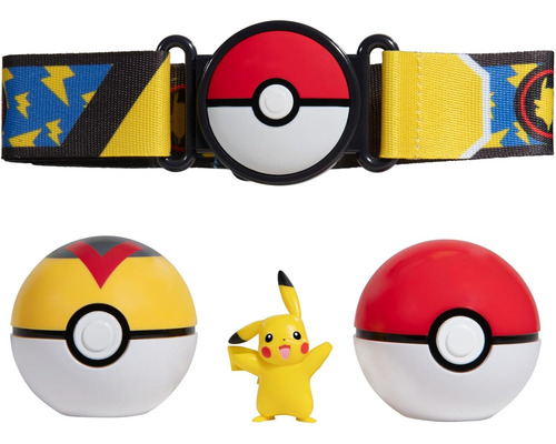 Figura De Batalla Pikachu Clip N Go Con Accesorios