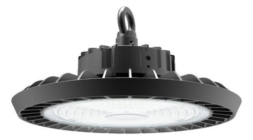 Lampara Industrial Suspendida Negro 100w Luz Día 100ufoledl6