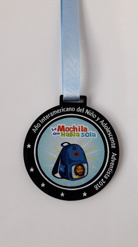 Medallas En Acrilico De 6cm, Premiación, Eventos Con Cinta