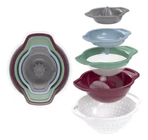 Comprar 5 Utensílios Espremedor Funil Peneira Lava Arroz Escorredor