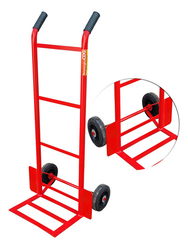 Carrito De Carga Zorra Carreta Portacarga 180 Kg Con Ala