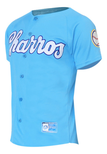 Jersey Charros Jalisco Lmb 25 Alternativo Baby Blue