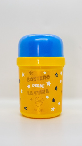 Termo Infantil Plastico Con Tapa Y Tapon Boca