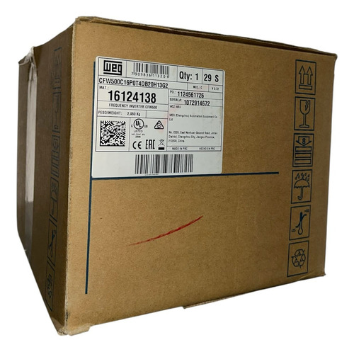Variador De Frecuencia Weg Cfw500c16p0t4db20h13g2