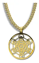 Comprar Collar Para Hombre Mujer Con Dije Metatrón Geometría Sagrada
