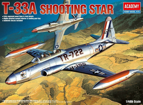 T-33a Shooting Star Escala 1/48 Academy 12284