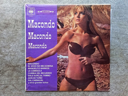 Disco Lp Macondo (196?) Cumbia Ochos De Colombia R10