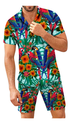 Conjunto Moderno De Ropa De Playa Hawaiana De Alta Calidad P