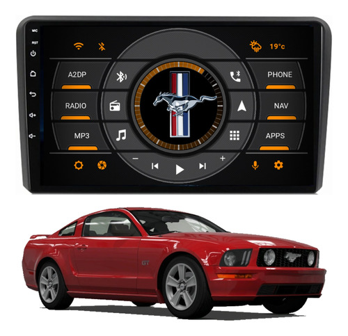 Estereo De Pantalla Grande Android - Ford Mustang 2011