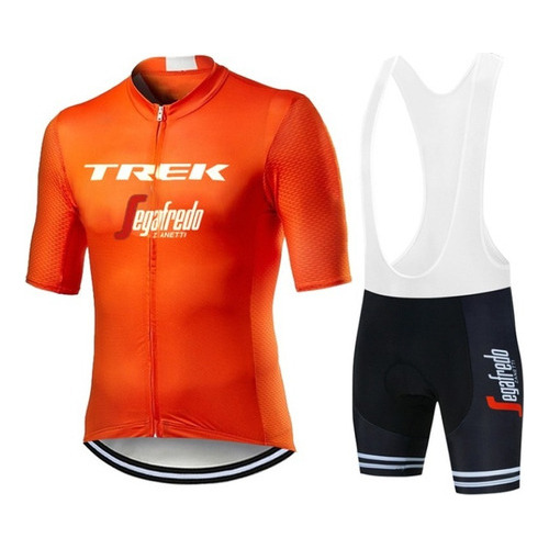 Uniforme De Bicicleta Tangerine  Suéter Y Maillot Corto