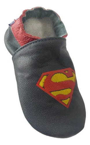 Zapatos En Cuero Para Bebés Para Gatear Niño