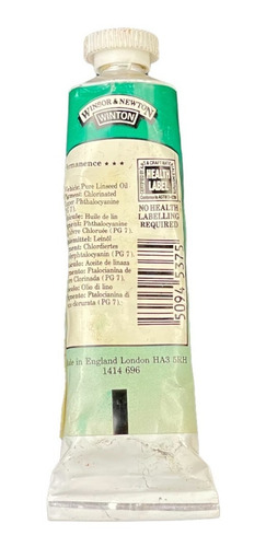 Oleo Winton De W&n Verde Viridian De 37 Ml.