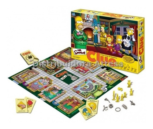 Clue Simpsons En Caja Hasbro Toyco