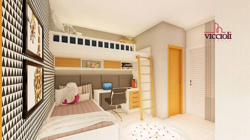 Apartamento Com 3 Dormitórios À Venda, 132 M² Por R$ 929.865,00 - Canto Do Forte - Praia Grande/sp - Ap1808