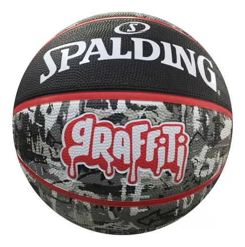 Basquete Spalding Graffiti Tam 7 Azul e Branca 