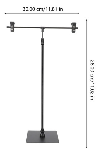 Soporte Metálico En T Para Banner, Resistente Y Versátil