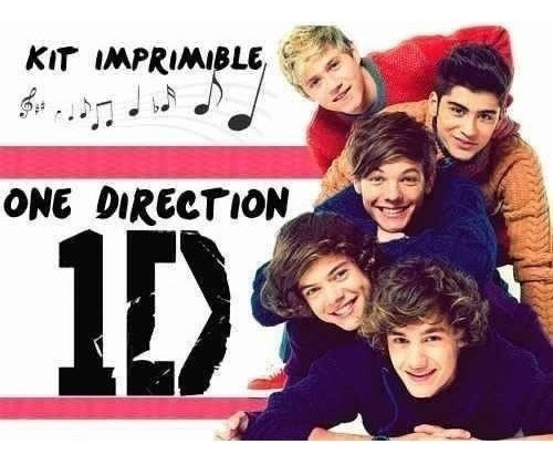 Kit Imprimible Fiesta De One Direction 1d