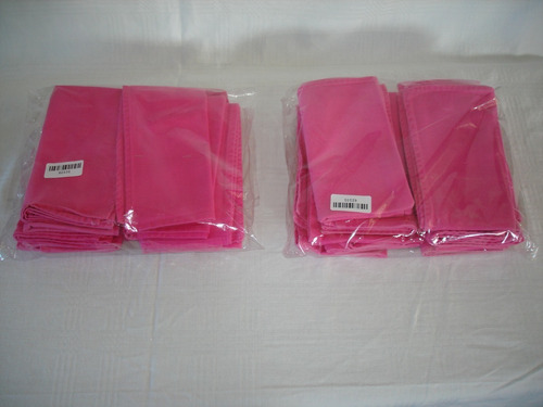 12 Servilletas  Color Fucsia Sin Uso 47 X 44 Cm. C 62101