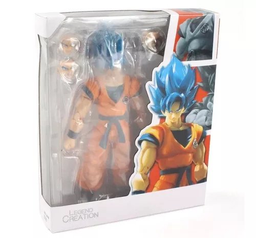 Goku - Dragon Ball Super - Boneco Articulado - com Peça