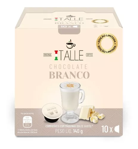 Cápsulas Chocolate Nespresso Compatíveis Cafe Italle Kit 20