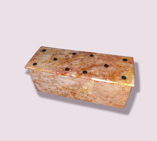Juego De Dominó De Mármol. Rosa 28 Fichas.