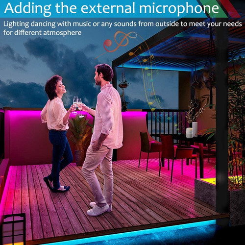 Controlador De Música Wifi Rgb Para Tira De Luz Led Infrarro