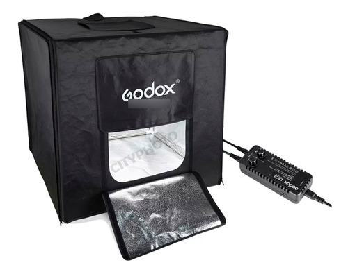 Caja De Luz Godox Con Tira Led Adaptador Corriente 60cm 
