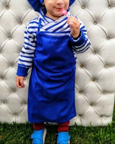 Oferta 2 Mini Chef (mandil Y Gorro) Tallas 4-6-8-10-12-14-16
