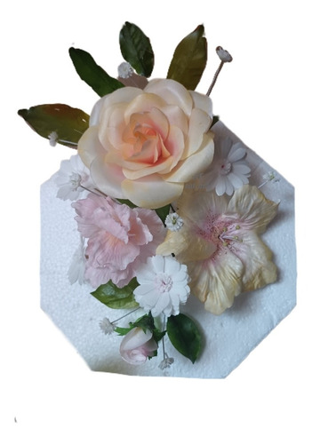 Bouquet De Flores Comestibles Para Pastel 