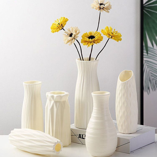 Vaso Inquebrável, Flor Simulada Em Estilo Nórdico