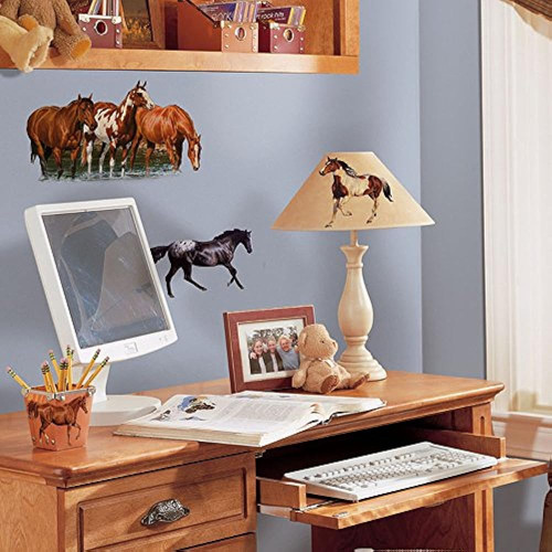 Roommates Rmk1017scs Wild Horses Peel And Stick Vinilos Deco