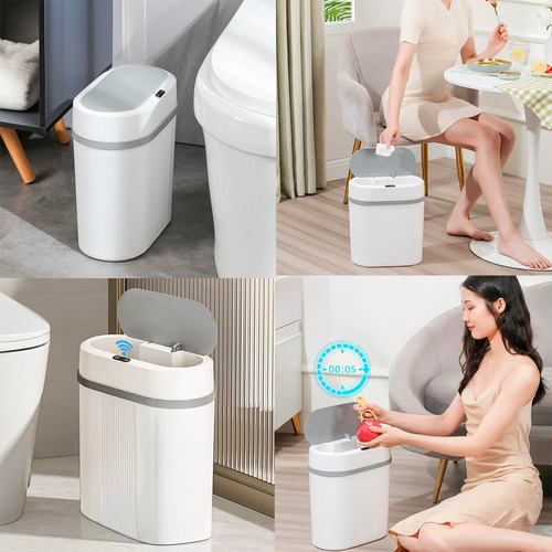 Lixeira Automática Com Sensor 12 Litros