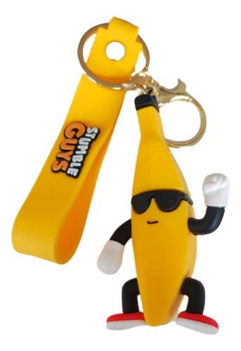 Llavero De Goma Stumble Guys Banana