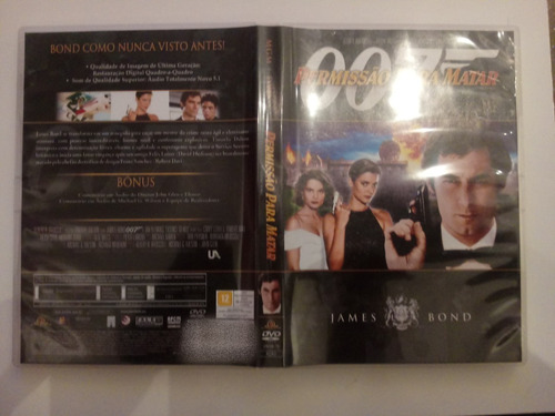 James Bond 007 Dvd Nac Usado Permissão Para Matar ´89 Dalton