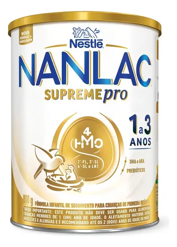 Nanlac Supreme Pro 1+ Fórmula Infantil 4hmo 800g 1 A 3 Anos