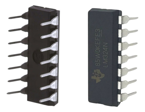 5 X Lm324n Amplificador Operacional Cuadruple Dip14 Texas