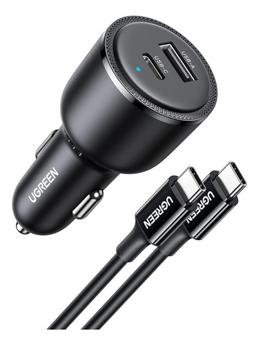 Adaptador De Cargador De Coche Ugreen 63w Usb C, Cargador De