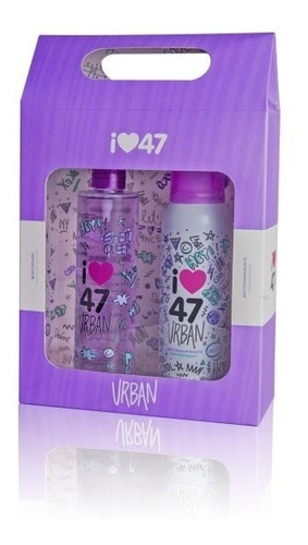 Pack Antitraspirante + Body Splash Urban 47 Street X 6 Paqs