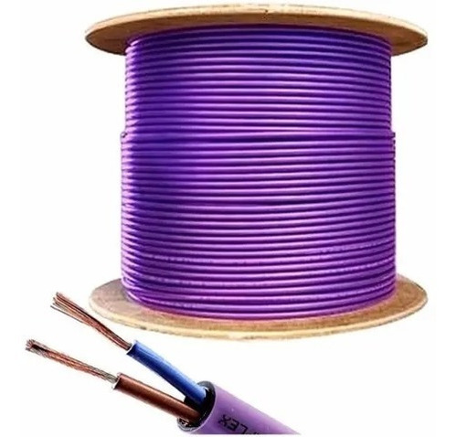 Cable Subterráneo 2x6 Mm Exterior X 100mts Trefilcon