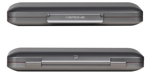Porta Charuto Nerone Travel Case Air 3 Aluminio Grigio Perla