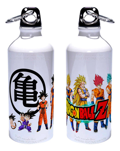 Caramañola Dragon Ball Goku Termo Botella Aluminio 23