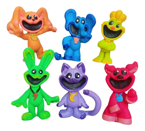 Smiling Critters Paquete Con 6 Figuras Poppy Playtime 