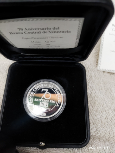 Moneda 200 Bolívares Bicentenario Del 19 De Abril 1810 Plata