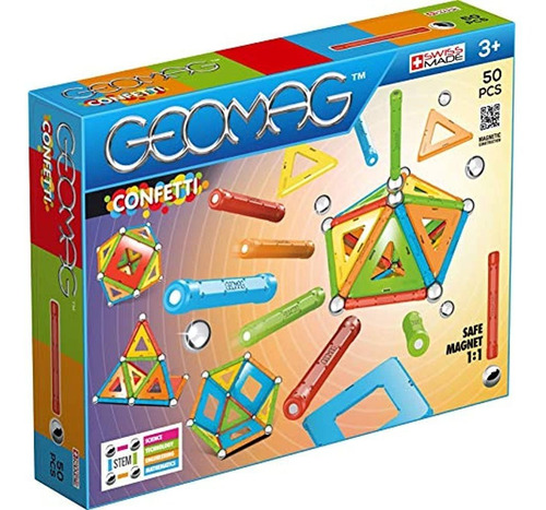 Geomag - Confeti - Juego De Construccion Magnetico De 50 P