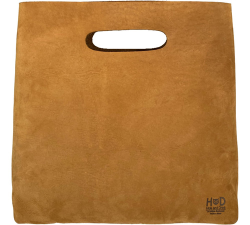 Hide & Drink, Bolso Minimalista Hecho A Mano Con Cuero De Gr