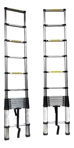 Escalera Telescopica En Aluminio 2.9 Metros Soporta 150kg